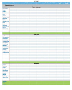 52 Week Budget Printable with Annual Budget, Quarterly Checkup, and Bill Planner
